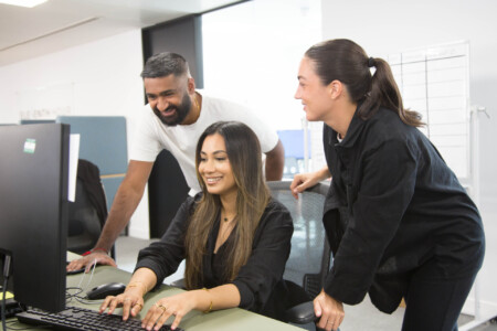 Eleventh Hour Group, Compliance Manager, Naimah, supporting her colleagues.